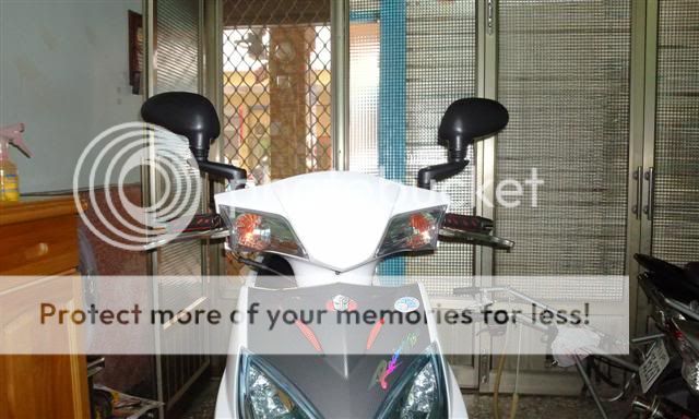 雷霆(RACING)150上迅光150後視鏡 (補10mm轉8mm轉接套圖片)7748||小老婆汽機車資訊網