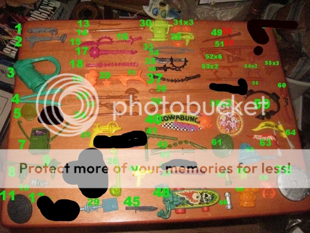 vintage tmnt accessories