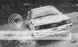 Audi Quattro Lombard RAC Rally 1983 darryl Weidner 1:43 Trofeu Rruk 25 nuevo